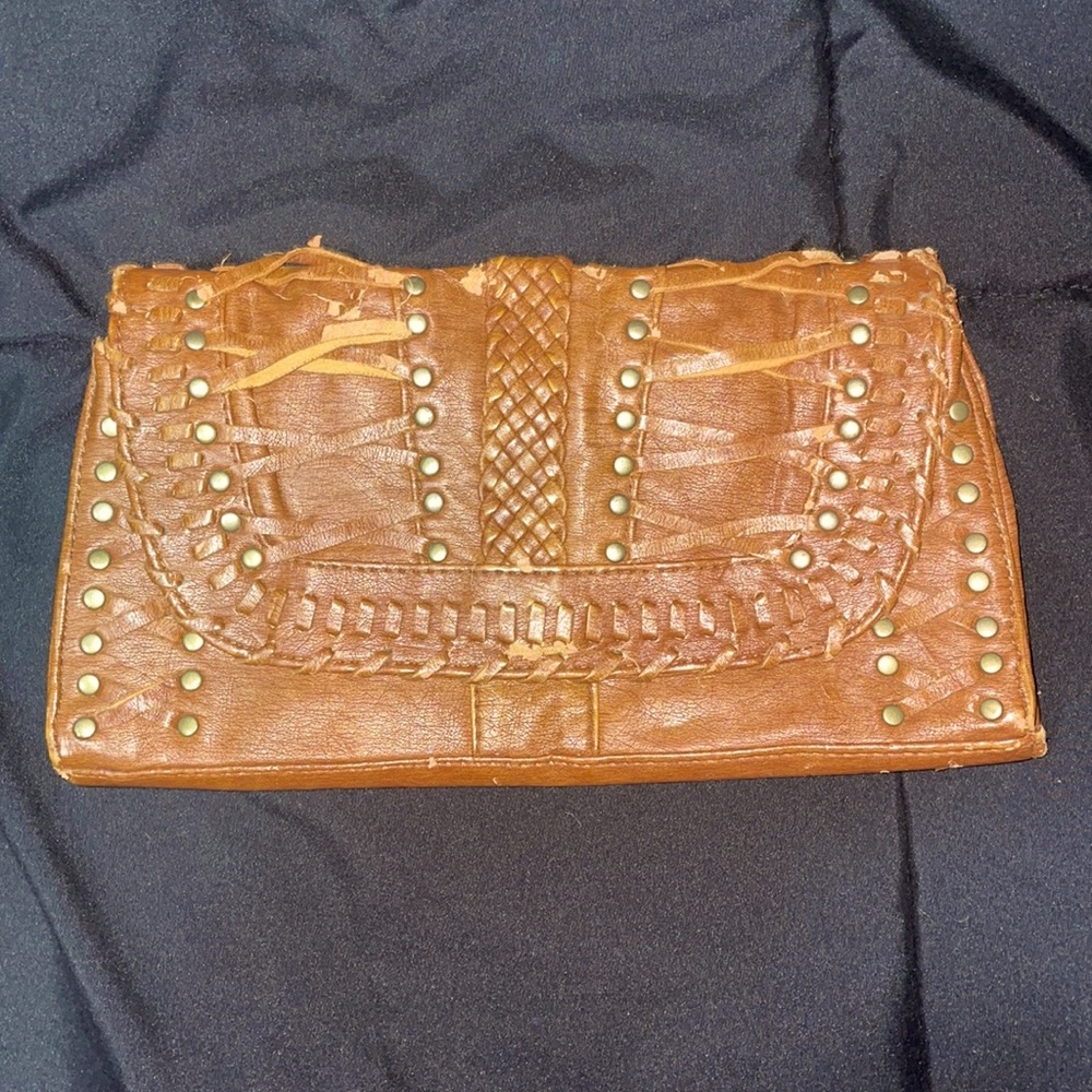 Charlotte Russe Brown Clutch, Wear and Tear